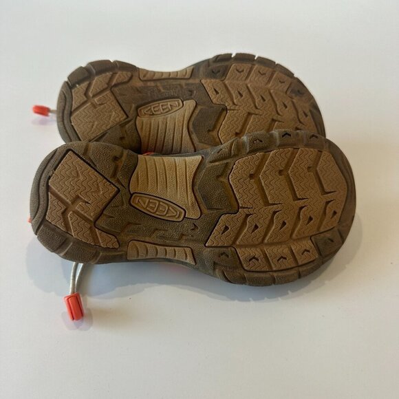 Keen Green & Orange Unisex-Child Kids Easy On Water Shoes Sandals - Picture 7 of 8